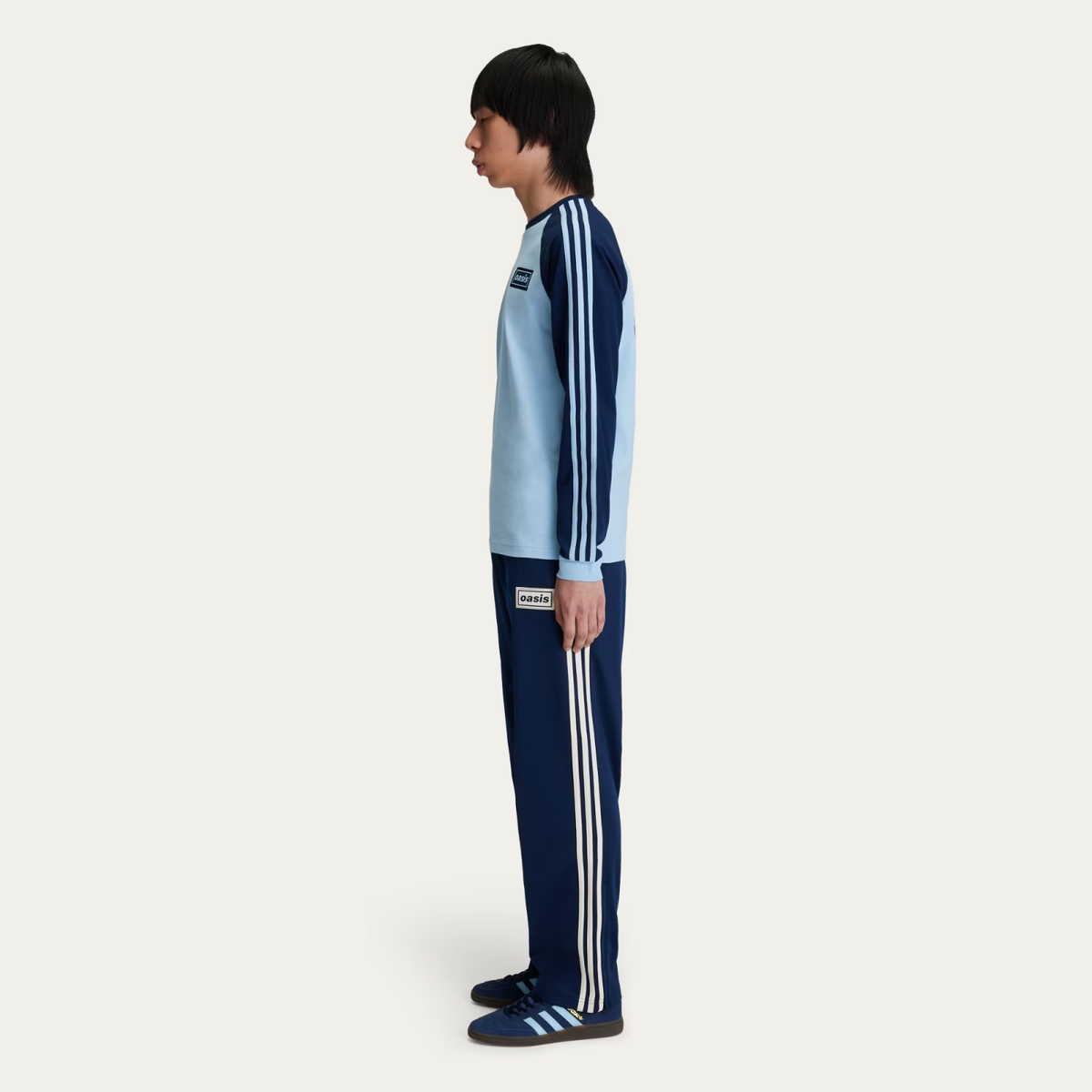 adidas X Oasis Originals Men Tour 3-Stripes Long Sleeve T-shirt