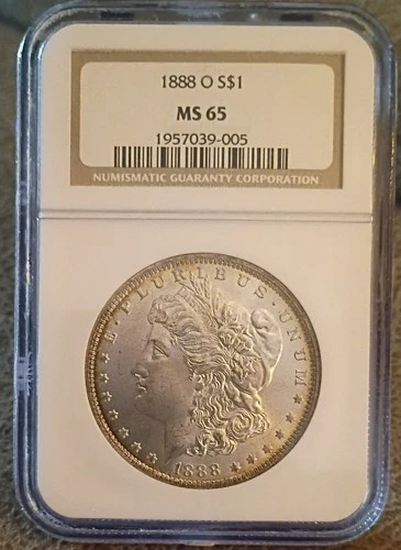 1888-O Morgan Silver Dollar NGC MS65 $1 Coin New Orleans Uncirculated