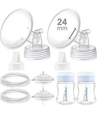 Pump Parts Kit-Spectra S2 S1 9 Breast Pump 24mm Flange Duckbill Valve Silicone