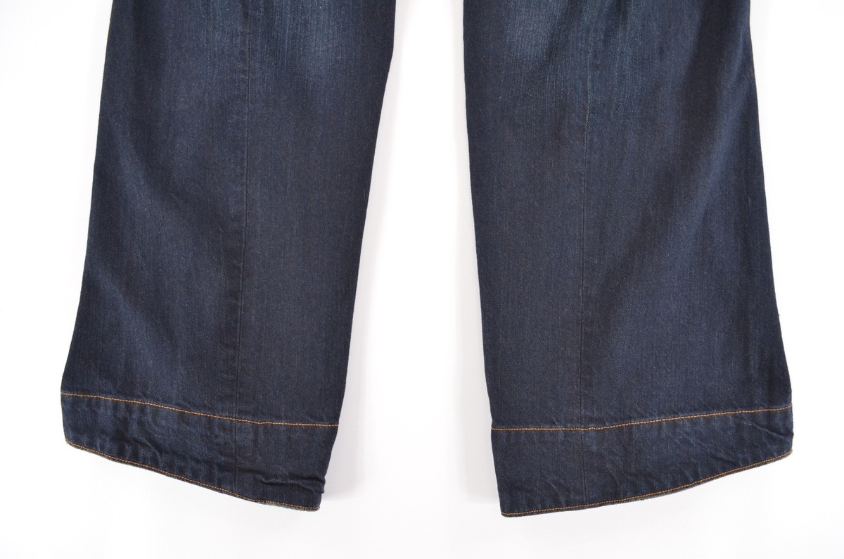 パンツ LEVI'S ENGINEERED JEANS LOOSE W33 y2k Levis Engineered Y2K Dark-Blue Denim Buckle Twisted Leg