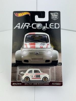 New/sealed Hot Wheels 2016 Air-Cooled 60's FIAT 500D MODIFICADO #5/5 Real Riders