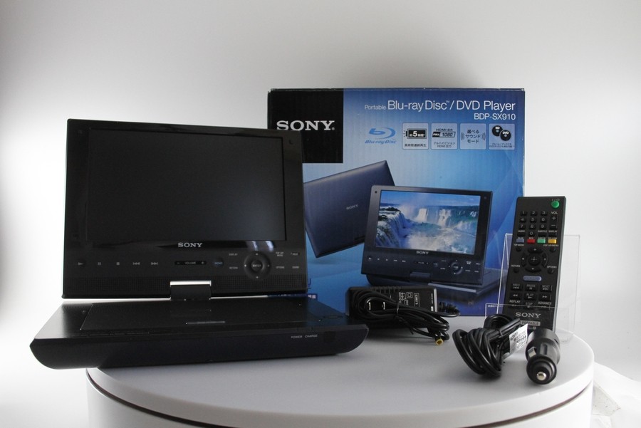 Boxed Sony Portable Blu-Ray DVD Player 9