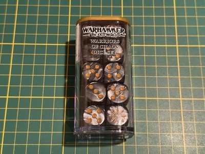 Warhammer The Old World Warriors of Chaos Dice Set Würfel New Rare OOP