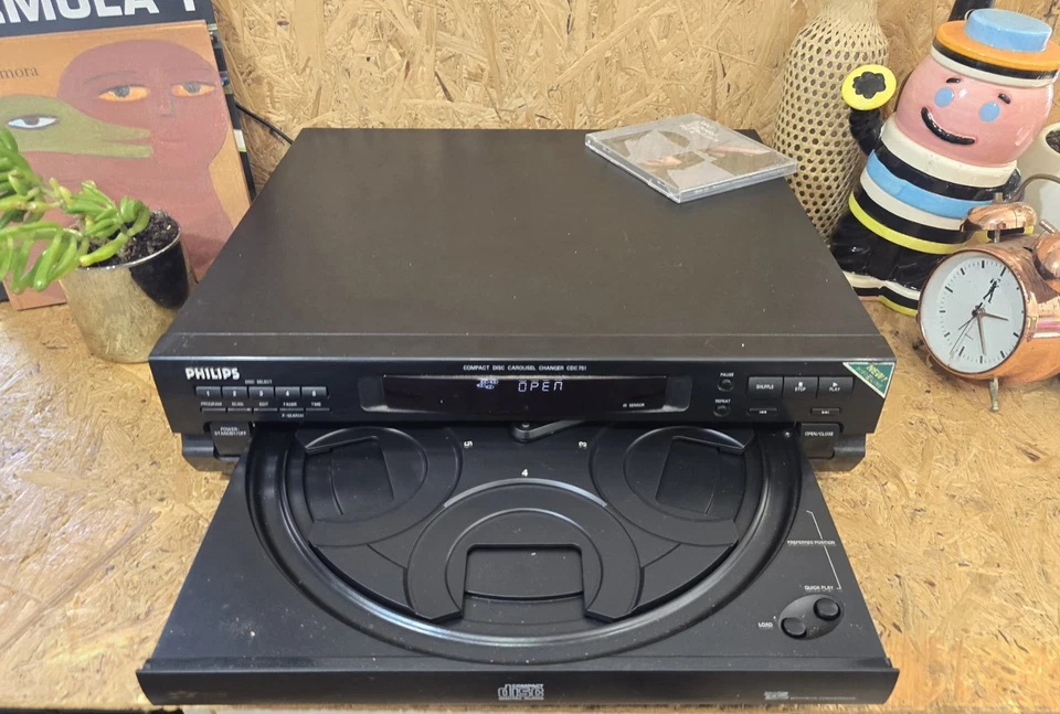 Philips CDC751 CD Player - 5-Disc Compact Disc Player HiFi Stereo Unit - GOSFORD - image 3 of 4