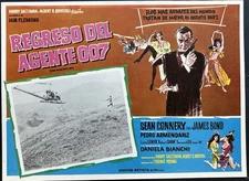 JAMES BOND FROM RUSSIA WITH LOVE SEAN CONNERY MEXICAN LOBBY CARD 1963