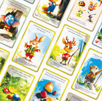 Entdeckerkarten für achtsame Naturmomente - Suchspiel in der Natur für Kinder