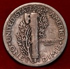1917-S San Francisco Mint Silver Mercury Dime — photo 2