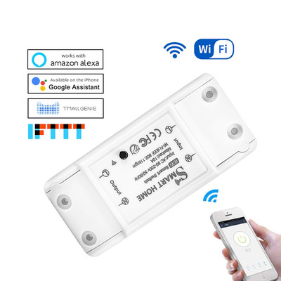 Tuya Wifi Smart Switch Breaker Wireless Light Switch Voice Control Timer APP Sma