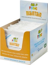 Paquetes de dosis única de choque sin cloro FROG Matain for Hot Tubs de 2 oz, paquete de 12