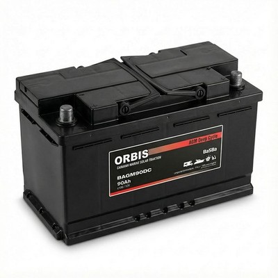 Orbis BAGM90DC AGM Deep Cycle 90Ah 12V Versorgungsbatterie Wohnmobile Boote