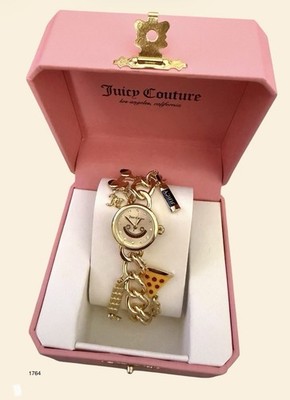 Brand New Juicy Couture Gold Tone Watch with Charms