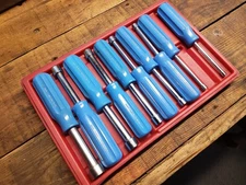 PROTO Professional Tools Set 10-Piece Metric Nut Driver Set 9200 DPB Heavy Duty 