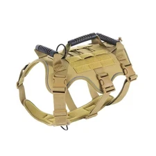 Tactical Dog Vest US Working Dog Military Harness with 3 Handles No-pull X-LARGE