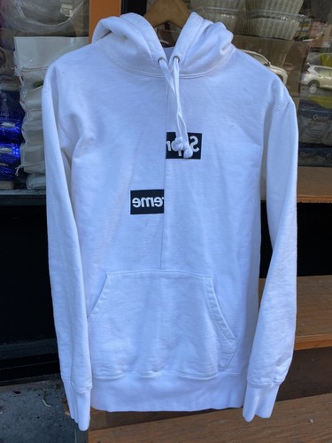 supreme hoodie split logo