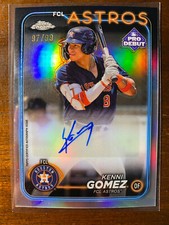 2024 Topps Pro Debut Kenni Gomez #PDC-191 Debut Chrome Refractor Auto /99
