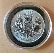 2020 "Royal Arms of Great Britain" 1 Oz Platinum 100 Pounds- Rare Hard to Find 3699.00 per troy oz