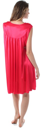 Venecia lujosamente suave y sexy camisón de aspecto sedoso con rosas estilo F33 - Imagen 25 de 56