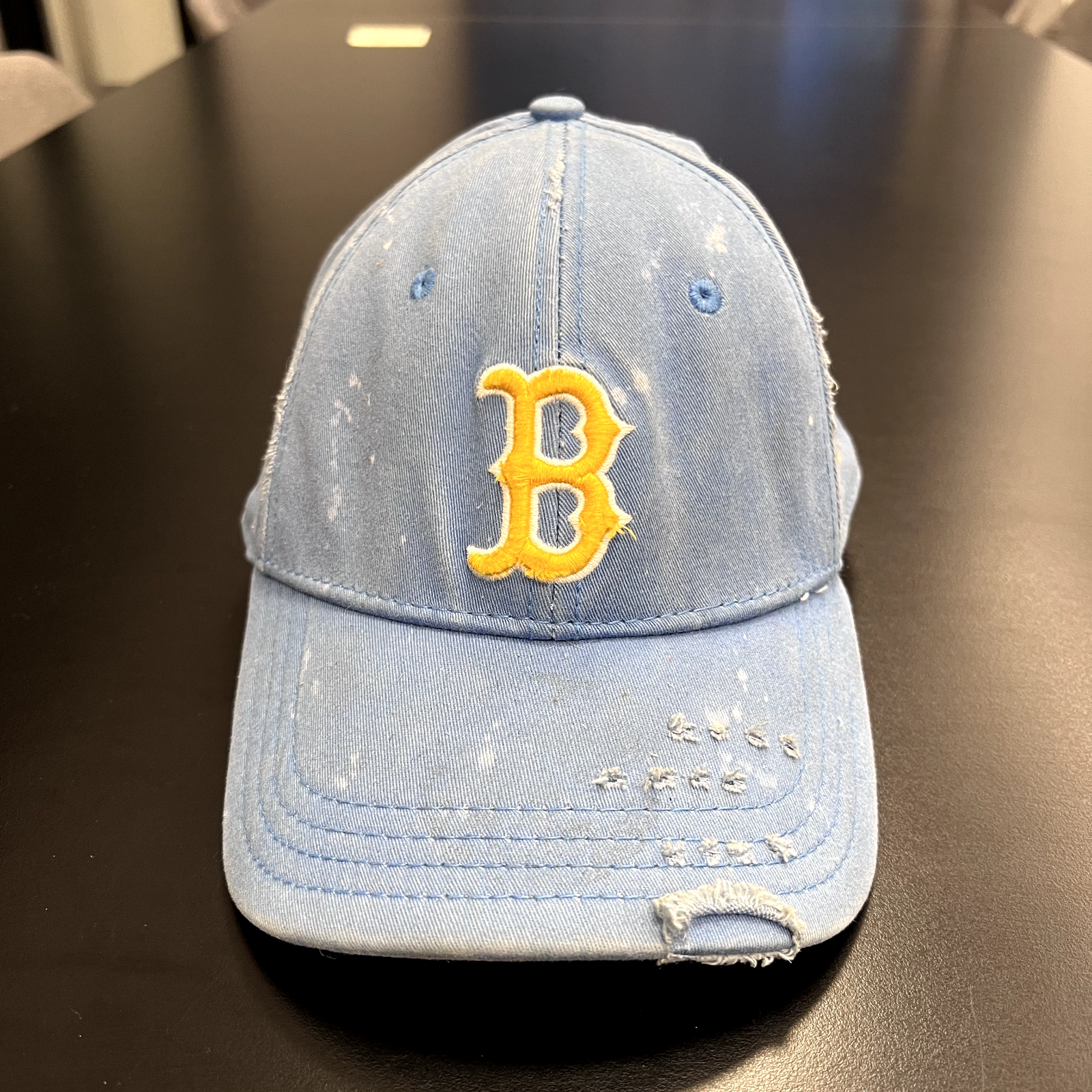 Boston Red Sox UCLA Bruins Hat Cap Fitted Medium Blue Logo Baseball New Era