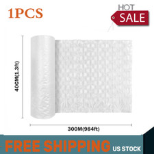 1Roll 984ftx16" Air Cushion Machine Film Bubble Pillow Packaging Padding Roll