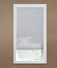 Shadow White Cordless Blackout Cellular Shade - 31.75 in. W x 48 in. L