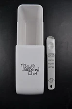 Pampered Chef Kitchen Slide Measuring Cup 1/4 cup to 1 cup Baking  & Teaspoon 