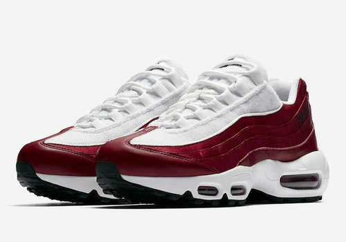 Nike Air Max 95 LX NSW Red Crush White Running Shoes Women's SZ 6  (AA1103-601) - Afbeelding 1 van 5