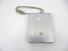 1.44MB USB FLOPPY DISK DRIVE 3.5" WIRED EXTERNAL PORTABLE USB-F3502-2X SILVER