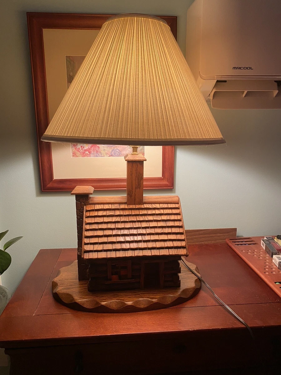 Log cabin table lamps online