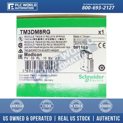 Schneider Electric TM3DM8RG TM3-8 Discrete I/O Module, 8 I/O, 24V DC, Brand New - Picture 3 of 6