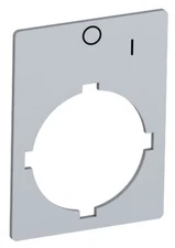 SK615550-75, ABB, legend plate 29,6x39 mm for 2-position selector switch, 2 pck