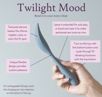 Pure Romance TWILIGHT MOOD Flexible Wand Vibrator for Solo or Couples Play | eBay Pure Romance TWILIGHT MOOD Flexible Wand Vibrator for Solo or Couples Play | eBay