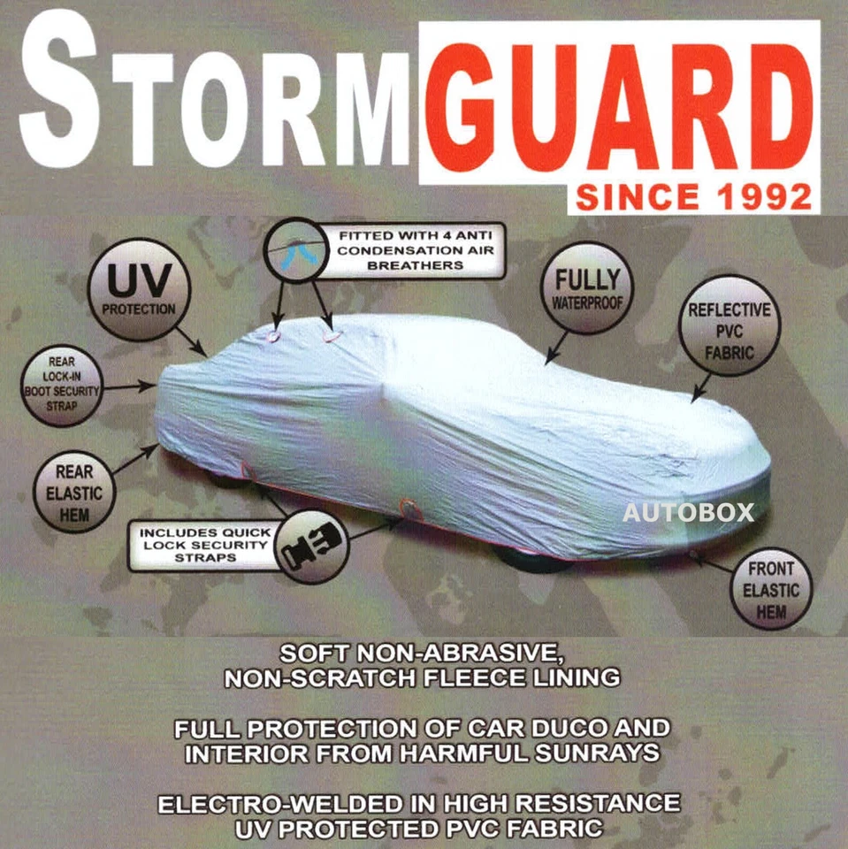 Capa de carro 4WD Stormguard impermeável grande para 4.9M Land Rover Discovery 1998-2016 - Imagem 4 de 4