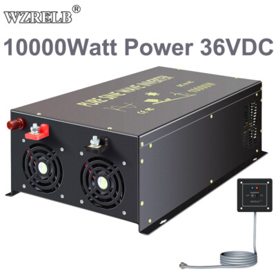 Power Converter 10KW Pure Sine Wave Inverter 36V to 110V 120V Truck Solar Car RV
