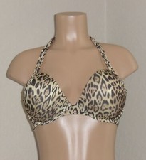 NWOT ANIMAL PRINT VICTORIA SECRET PADDED BIKINI TOP