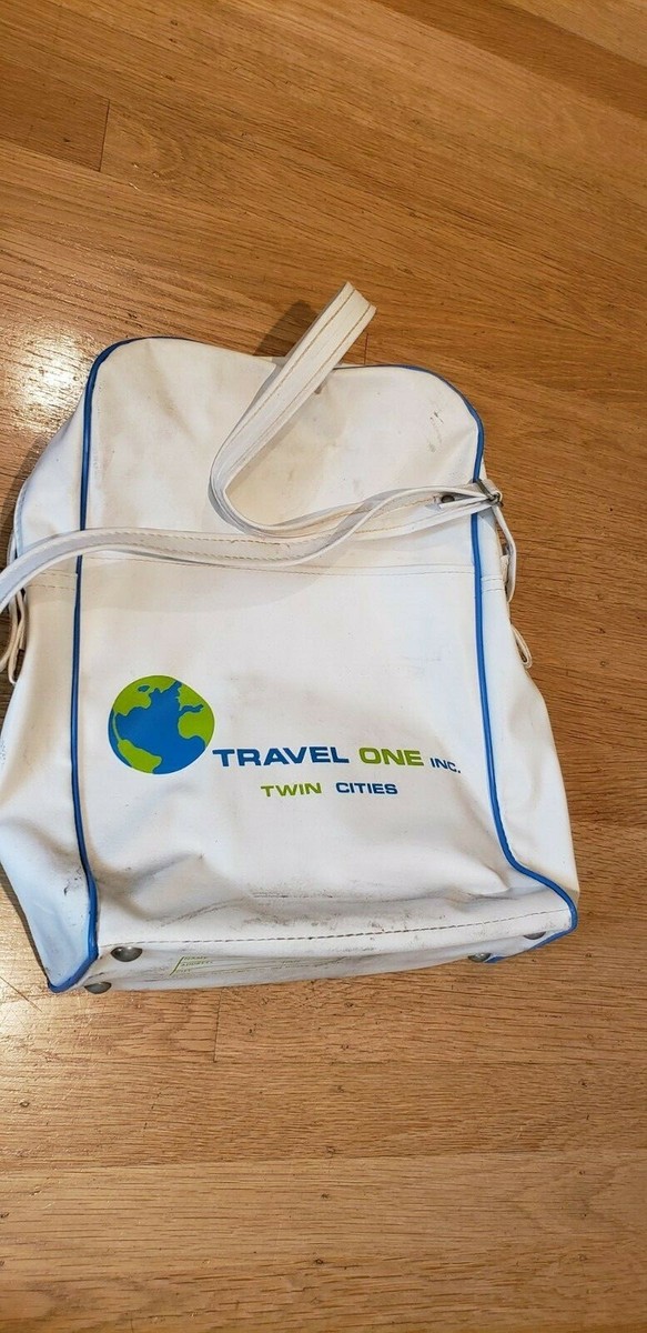 Vintage Airline Travel Bag, 70s Postcards, JAL City Guide
