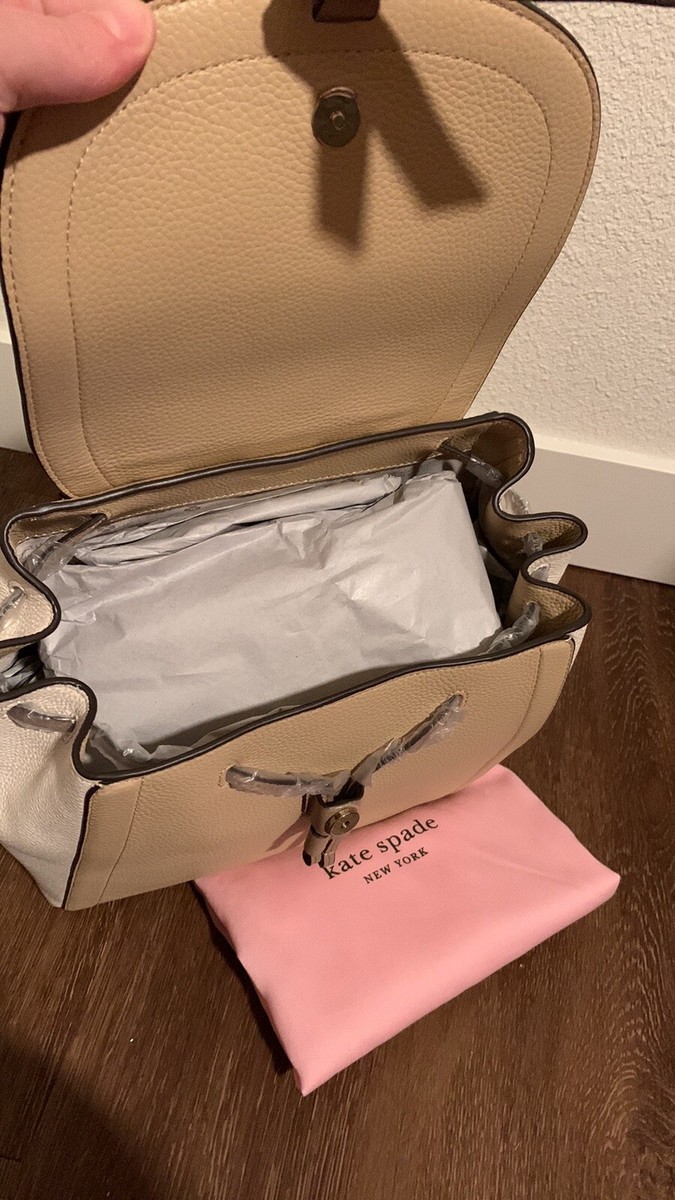 New! Kate Spade Knott Colorblock Medium Leather Backpack  display picture 3