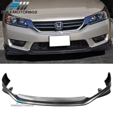 FOR 13-15 HONDA ACCORD 4DR SEDAN MD STYLE FRONT BUMPER LIP SPOILER PP