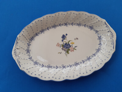 Nikko, Blue Peony Vanessa * Kleine Beilagenplatte * 15 x 23 cm