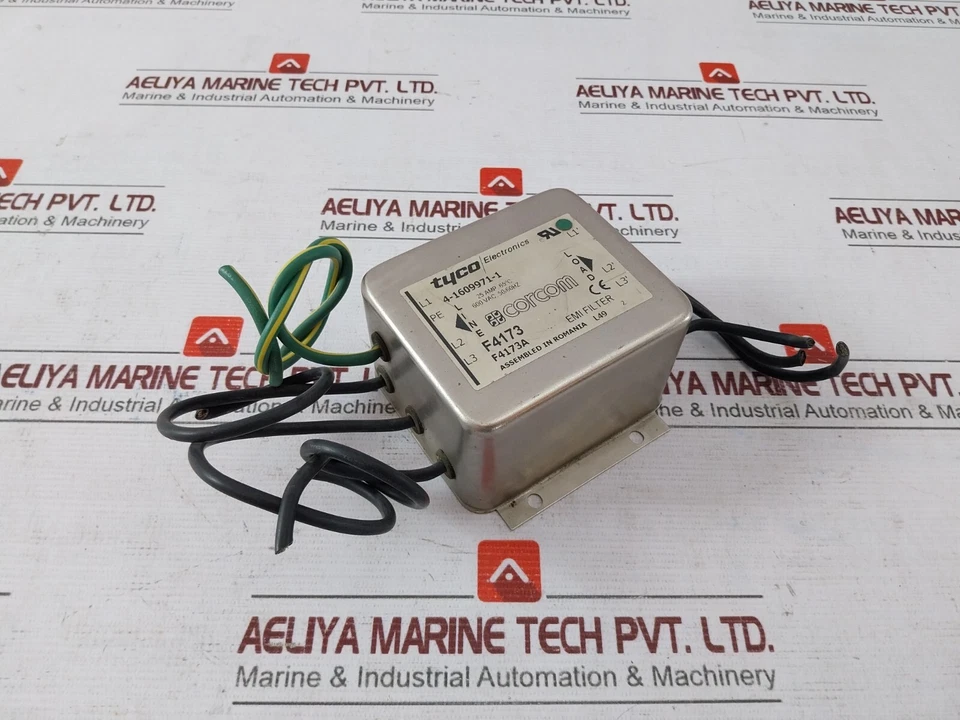 Tyco Electronics 4-1609971-1 Emi Filter F4173A 3HNP03316-1/00 600 VAC 50/60HZ - Image 3 of 4