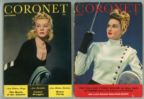 Gemischtes Set 16 Ausgaben Coronet Digest Magazine 1937 1938 1941 1943 Zweiter Weltkrieg - Bild 8 von 10