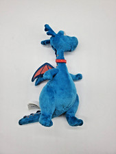 Just Play Disney Doc McStuffins STUFFY Dragon Bean Bag 10" Plush Blue Orange Dot