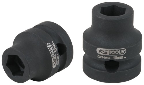 KS TOOLS 1" Douilles à Chocs 6 Pans, Courtes, 17 Mm