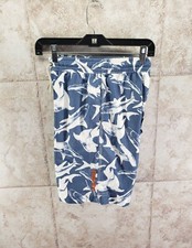 Big Kid Board Shorts Drawstring Elastic Gap Mesh Lining Pockets Swim Trunk Sz XL