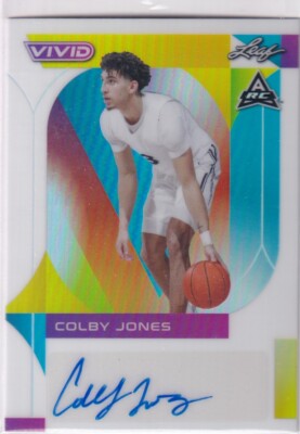 Leaf Vivid 2023 No. BA-CJ1 Colby Jones Rookie Auto 11/25