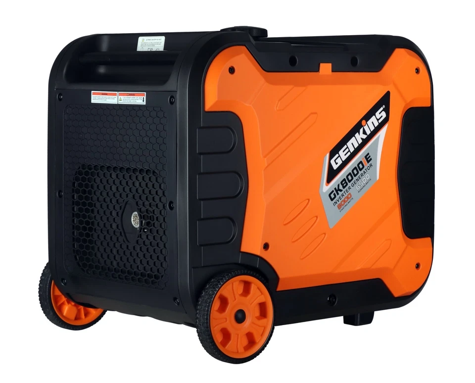 Generador Inversor Portátil Genkins 8000 Vatios Funcionamiento Silencioso Arrancador Eléctrico Foto 4 de 4