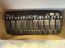 10 PCS Square D QO2020/QO2020C No Hook 2-20A Single Pole Tandem Breakers