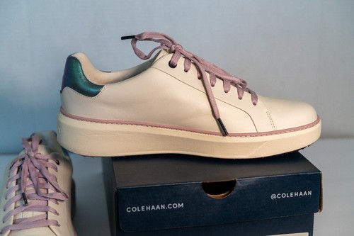 New Cole Haan Women's GrandPro Topspin Golf Shoes sz 10 Ivory Waterproof W29612 - Picture 10 of 12