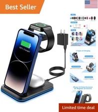 High-Efficiency Multi-Device Charging Station: Sleek, Portable Design for Travel