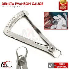IWANSON Gauge Spring Measuring Caliper 10mm Guage Jewellers Dental Crown