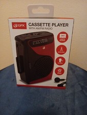 GPX Cassette Player/Recorder w/AM/FM Radio, Headphones Speaker New in package